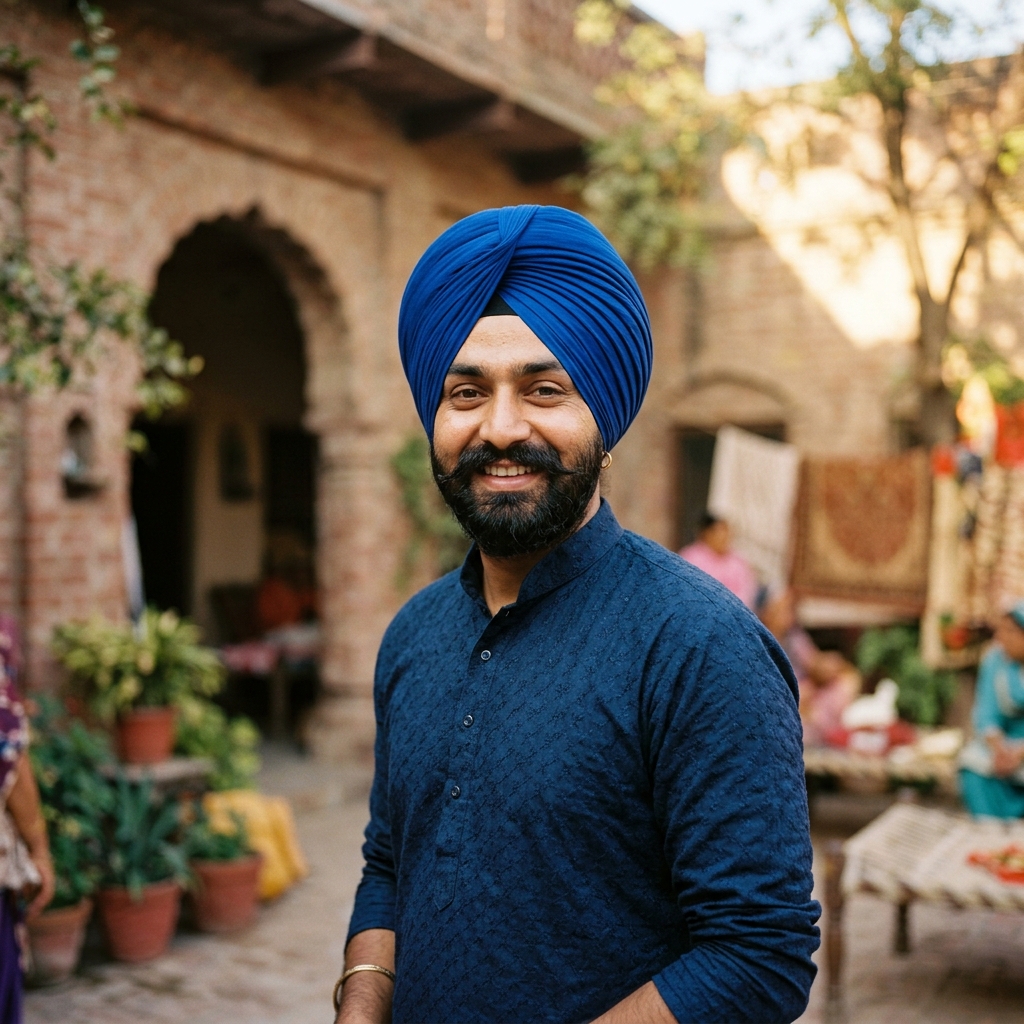 Punjabi Turban (Dastar)